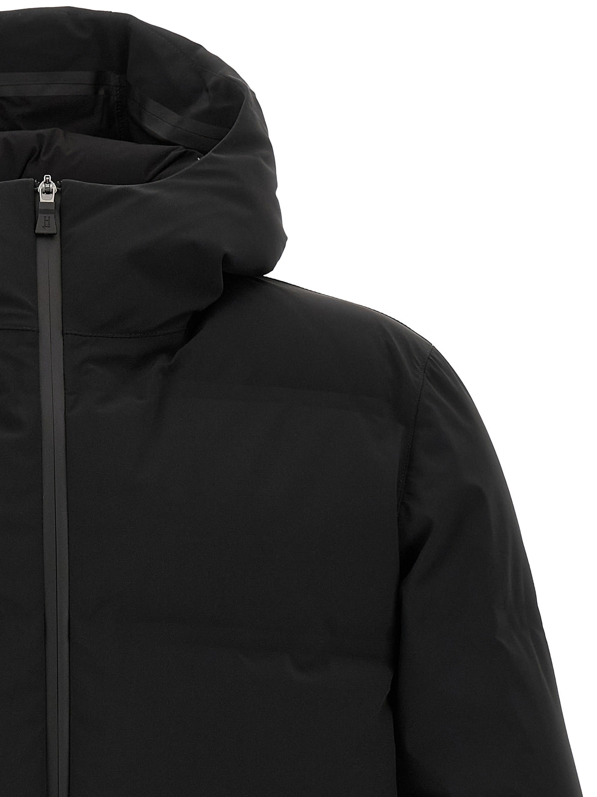 Herno Black Polyamide Full-Length Jacket