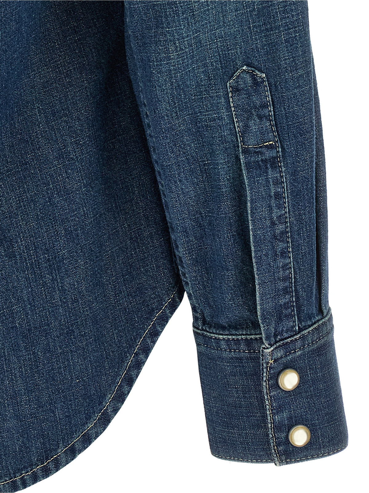 Valentino Garavani Blue Cotton Blouse