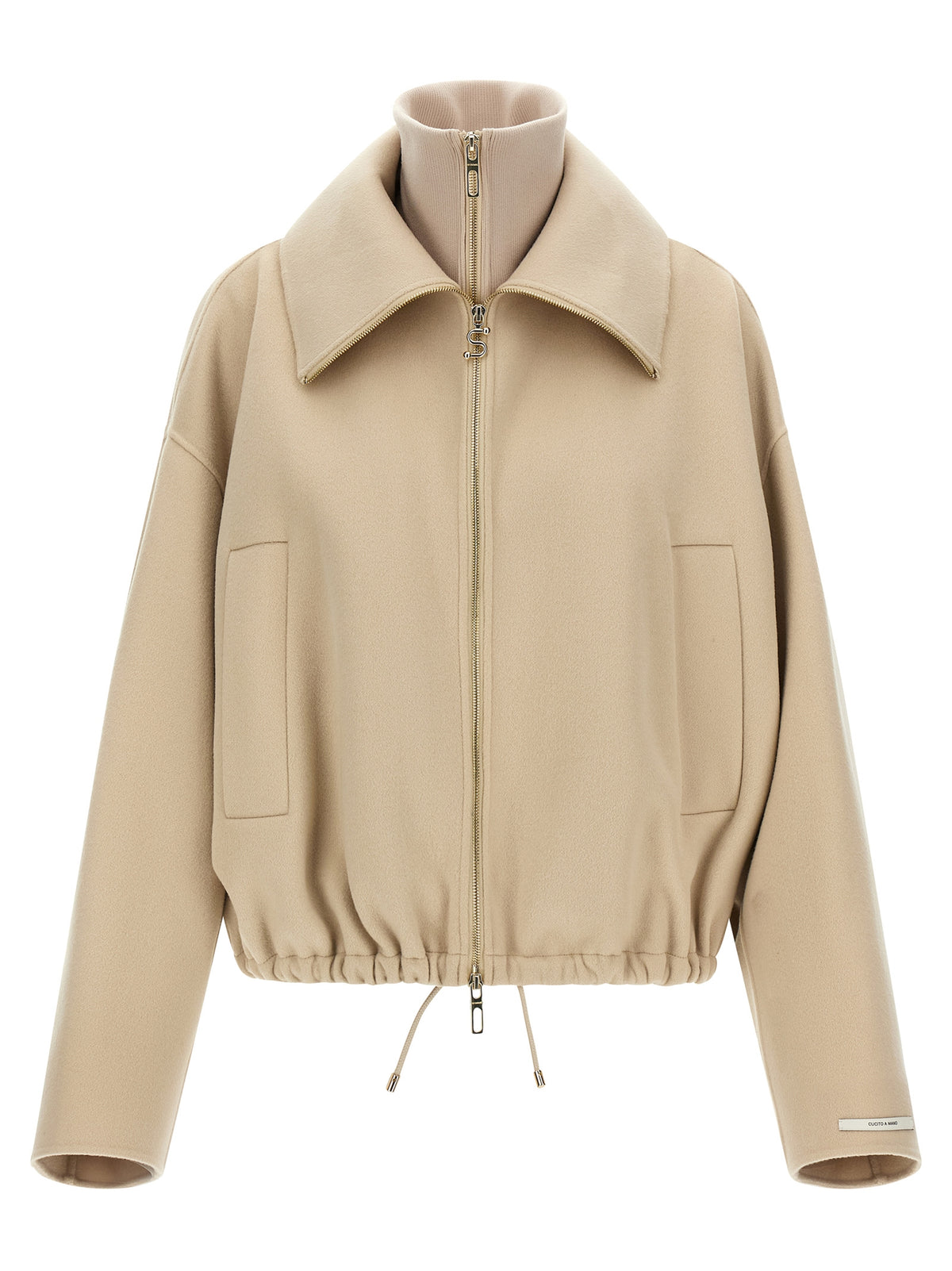 Sportmax Beige Wool Bomber
