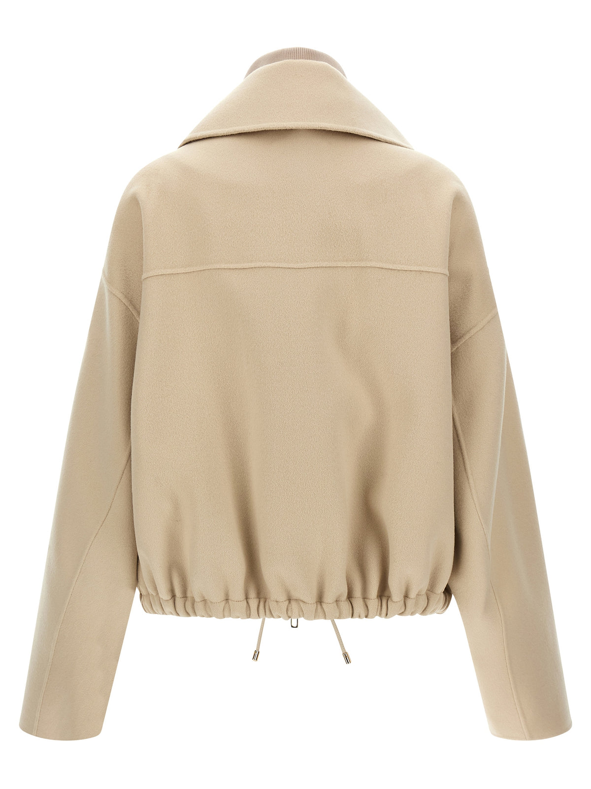 Sportmax Beige Wool Bomber