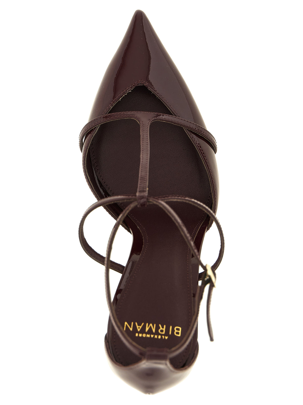 Alexandre Birman Bordeaux Calfskin High Heel Pumps