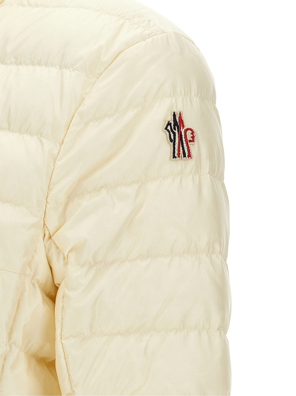 Moncler Grenoble White Polyamide Full-Length Jacket