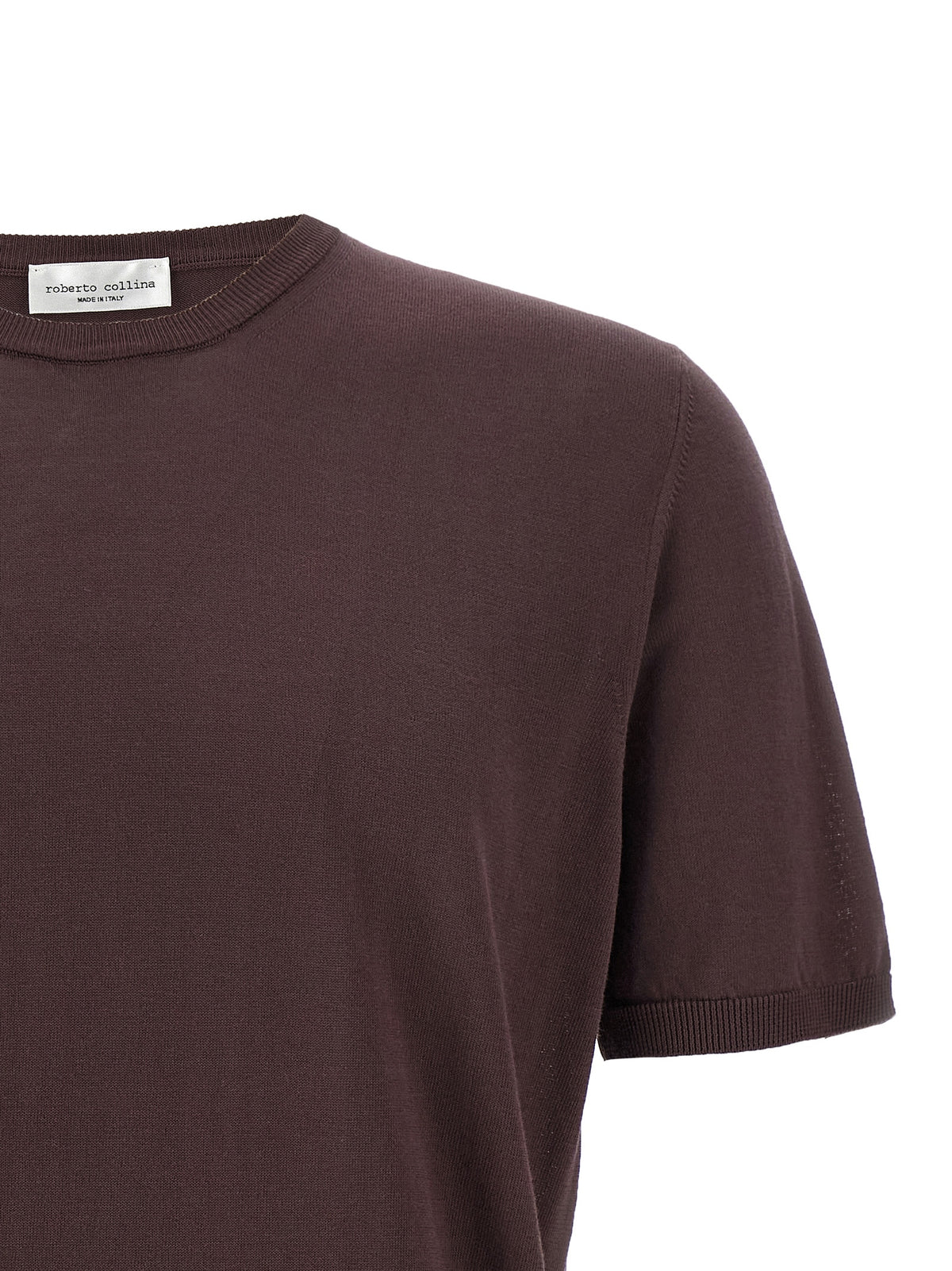 Roberto Collina Purple Cotton Cardigan