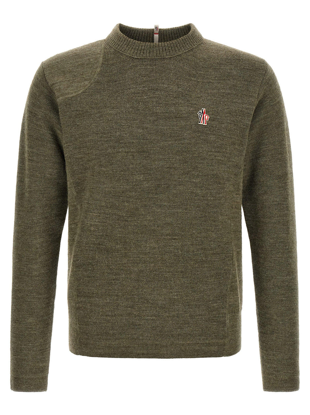 Moncler Grenoble Bicolor Virgin Wool Cardigan