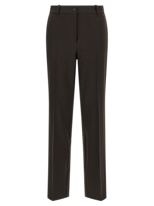 P.A.R.O.S.H. Brown Virgin Wool Dress Pants