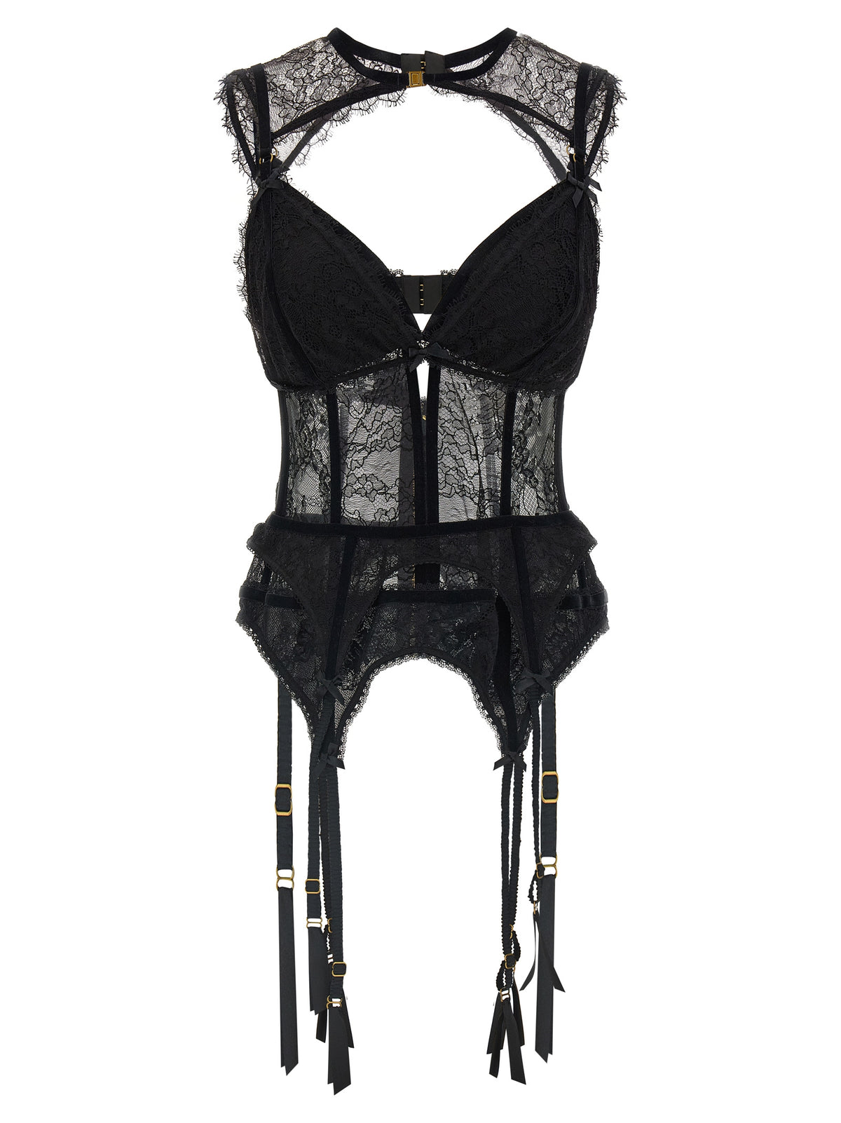 Zimmermann Black Polyamide Lingerie