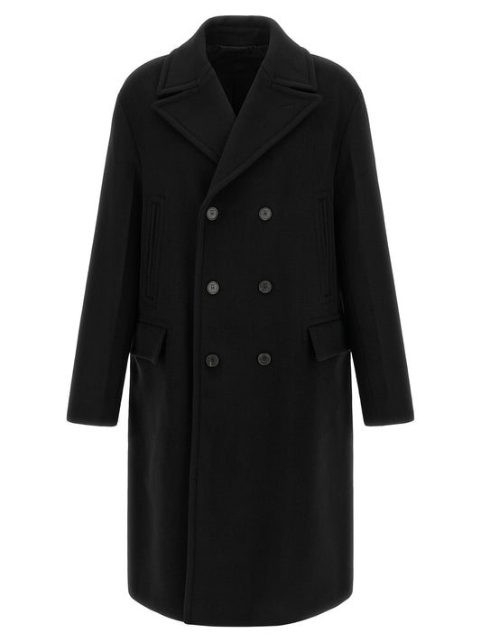 Fendi Black Virgin Wool Coat