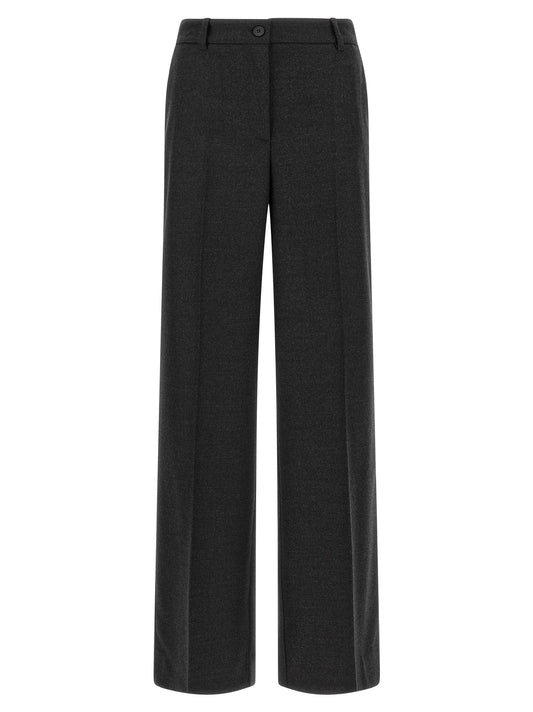 P.A.R.O.S.H. Gray Virgin Wool Dress Pants