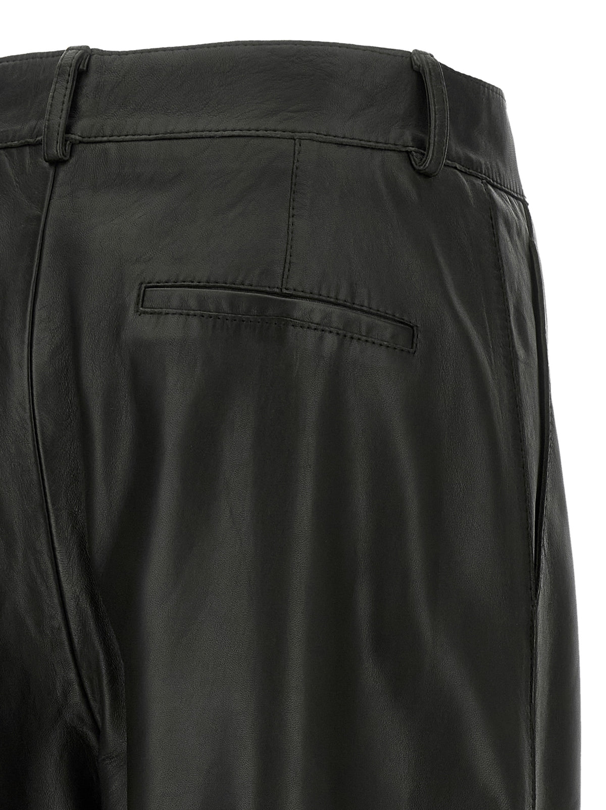 P.A.R.O.S.H. Black Leather Pants