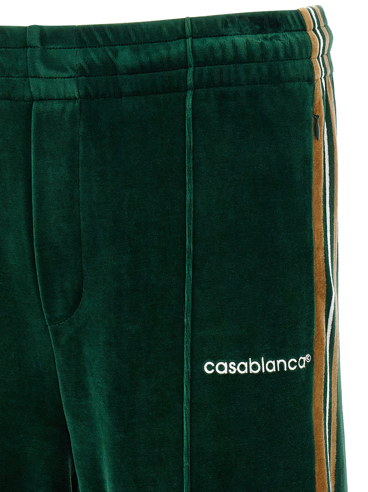 Casablanca Bicolor Cotton Casual Pants