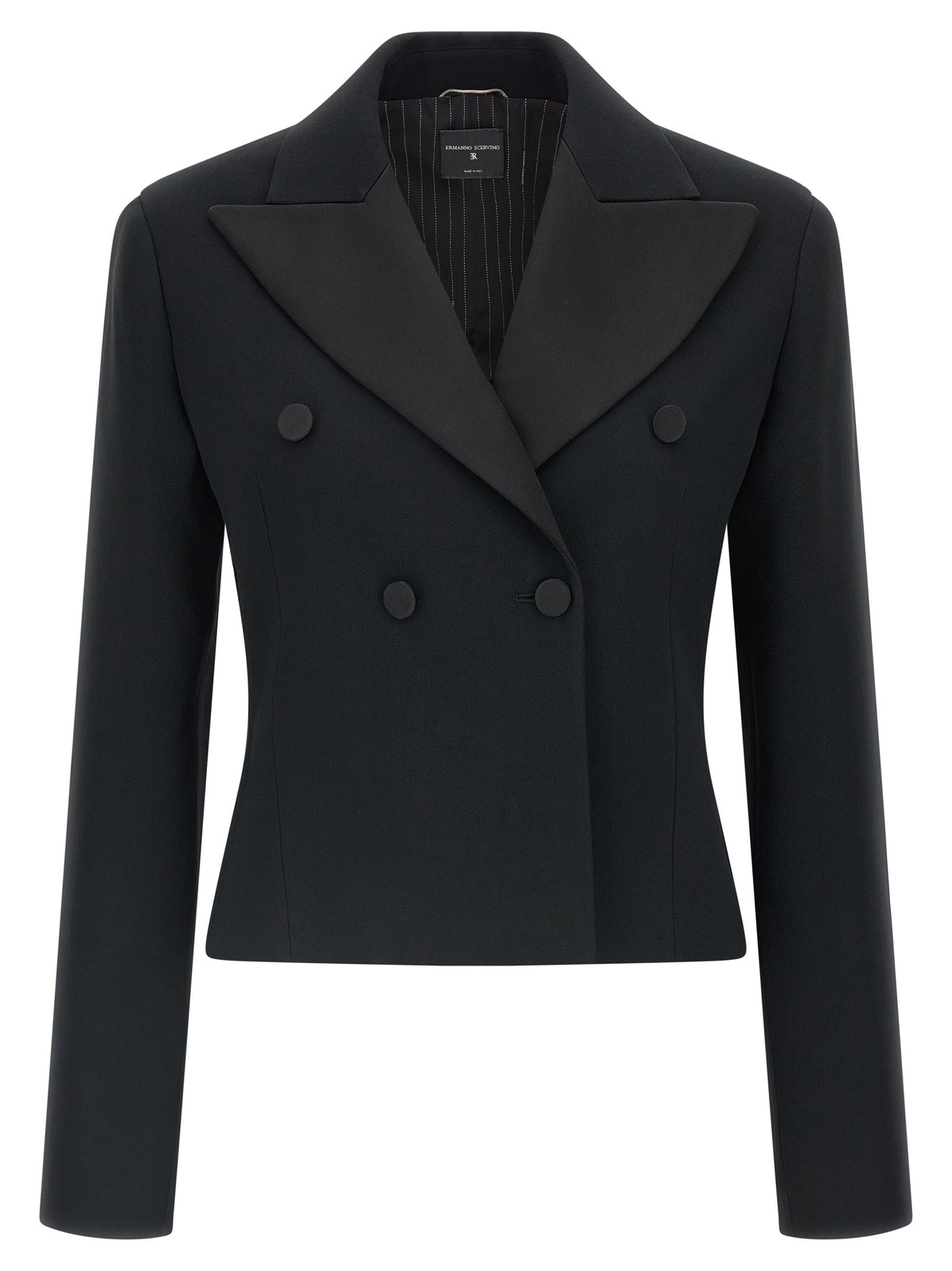 Ermanno Scervino Black Viscose Blazer