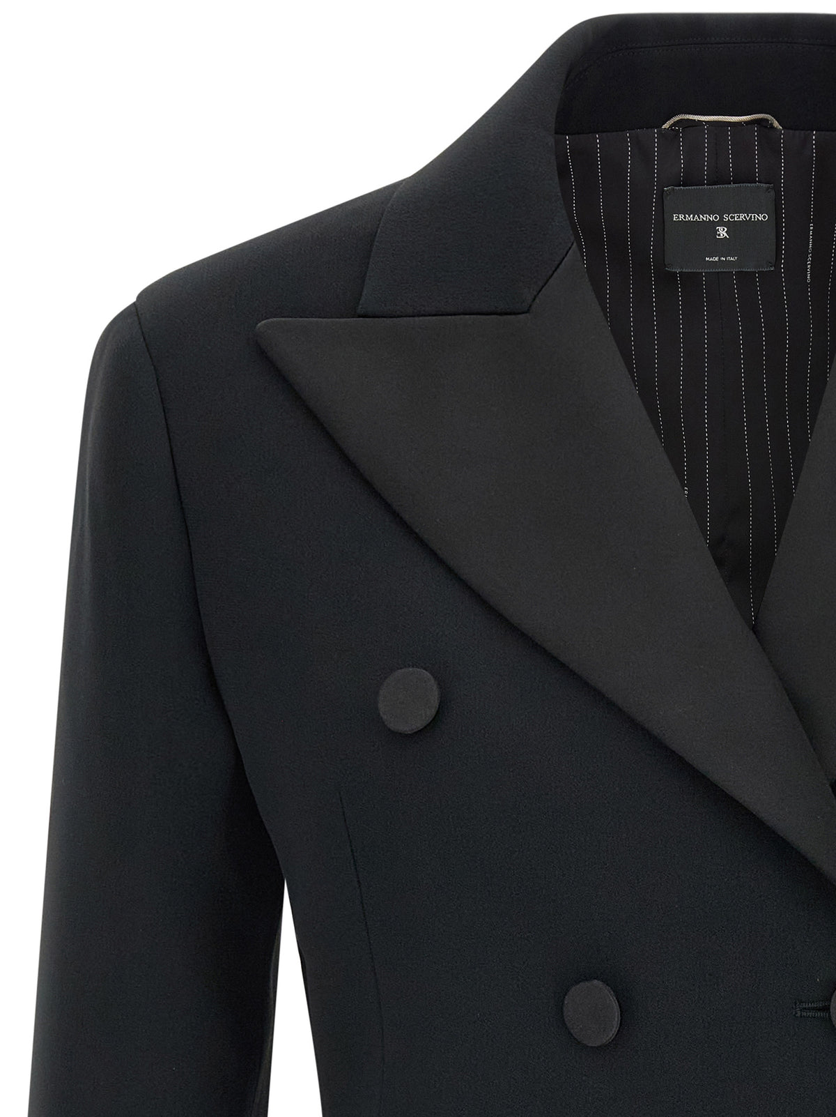 Ermanno Scervino Black Viscose Blazer