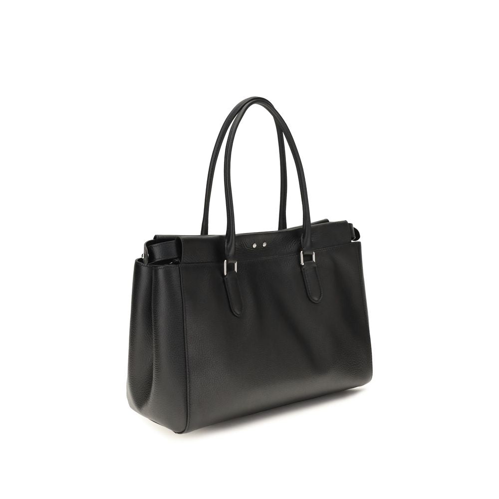 Fendi Black Calf Leather Bos Taurus Shoulder Bag