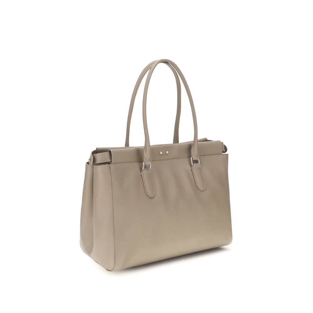 Fendi Beige Calf Leather Bos Taurus Shoulder Bag