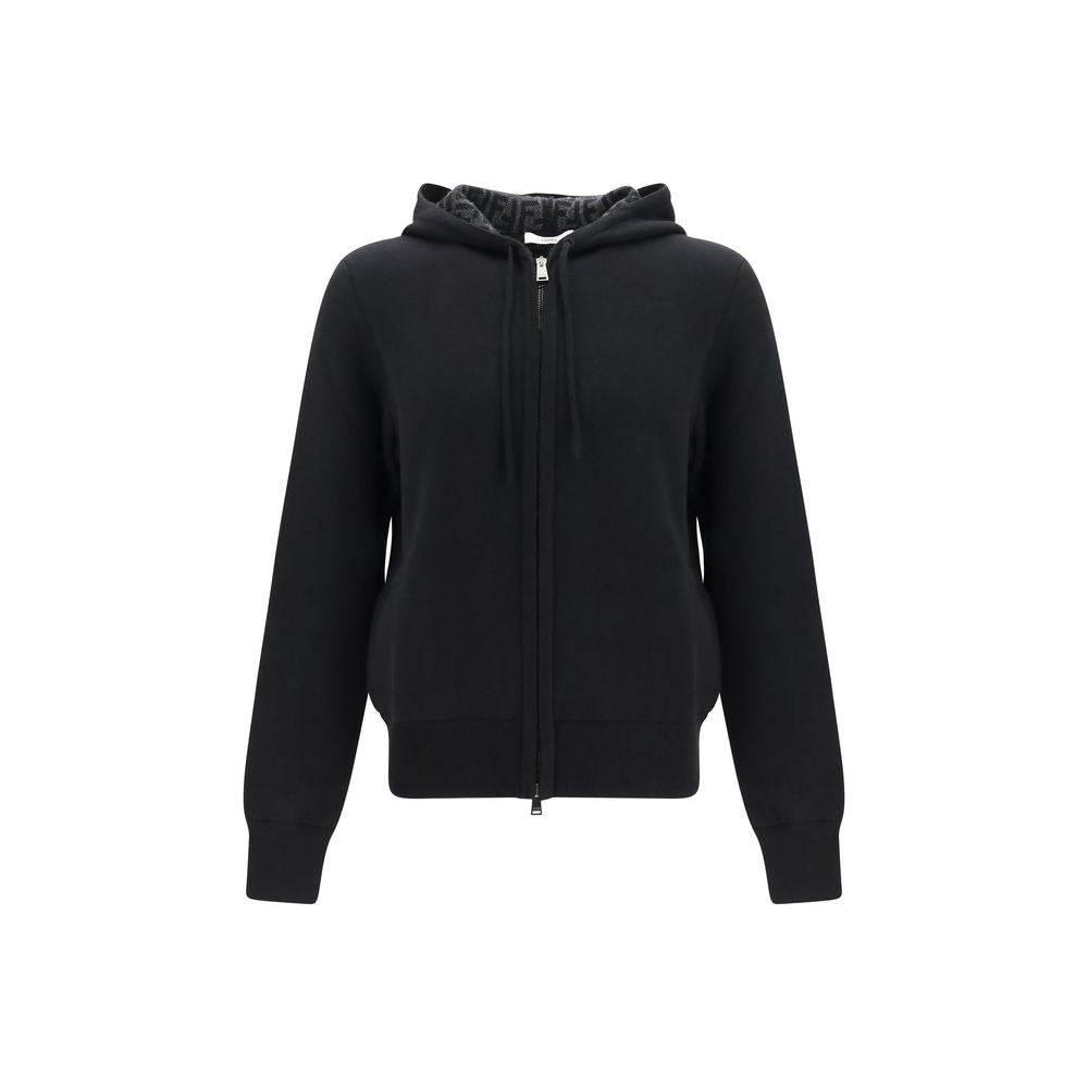 Fendi Black Cashmere Hoodie