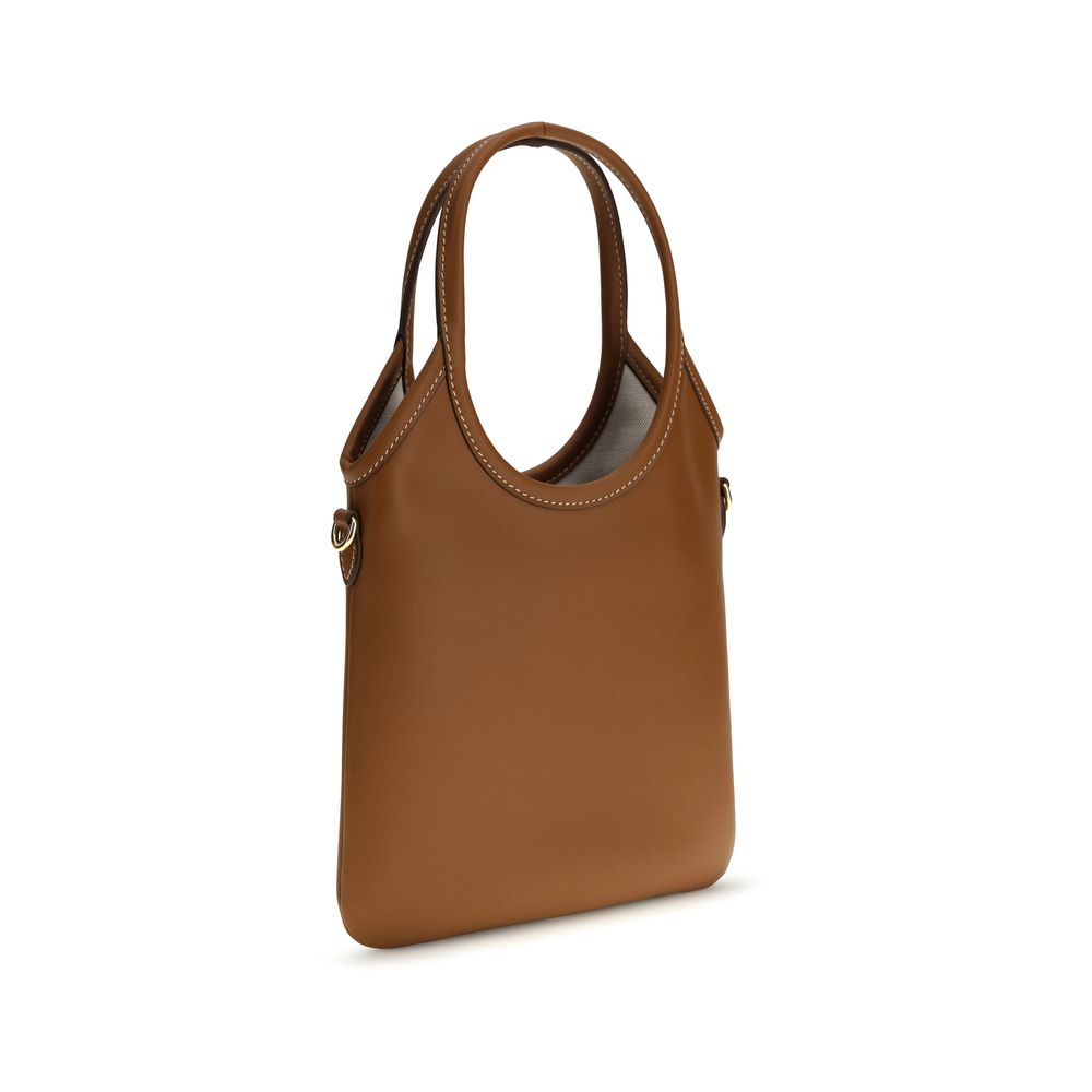 Miu Miu Brown Calf Leather Bos Taurus Handbag