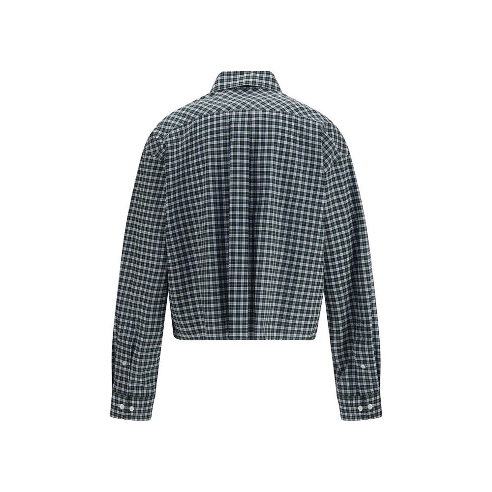 Miu Miu Bicolor Cotton Pattern Shirt