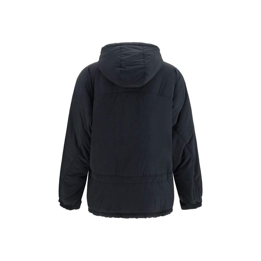 Miu Miu Black Polyester Full-Length Jacket