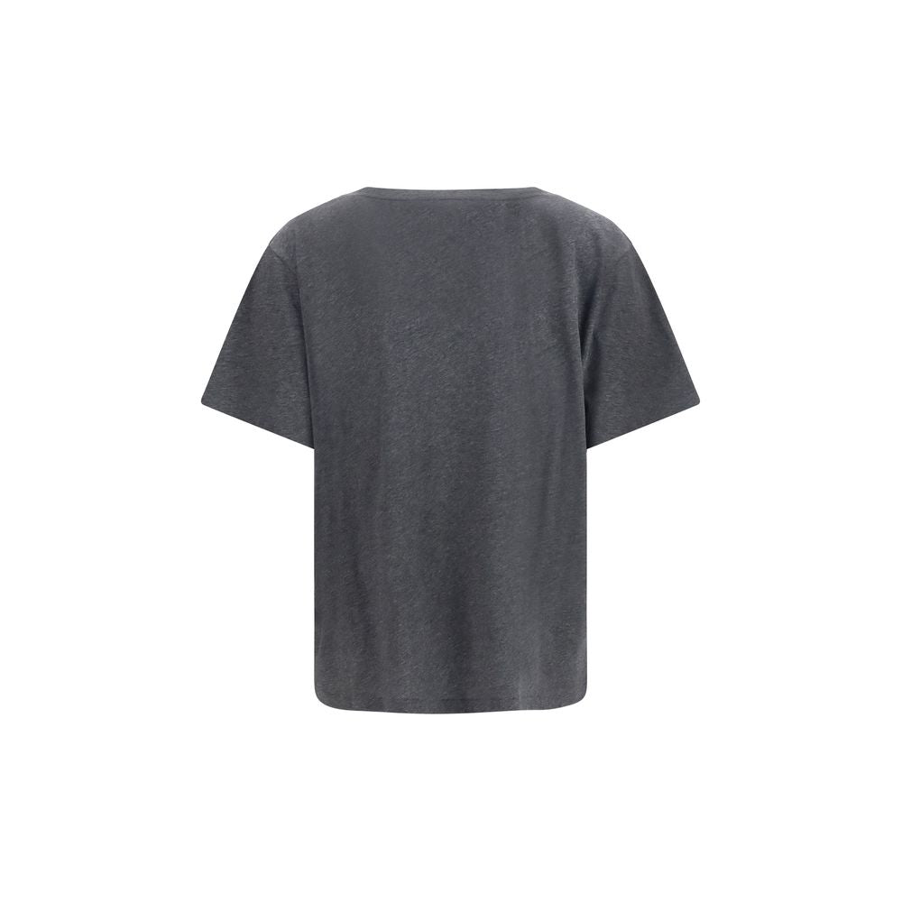 The Row Gray Cotton T-Shirt