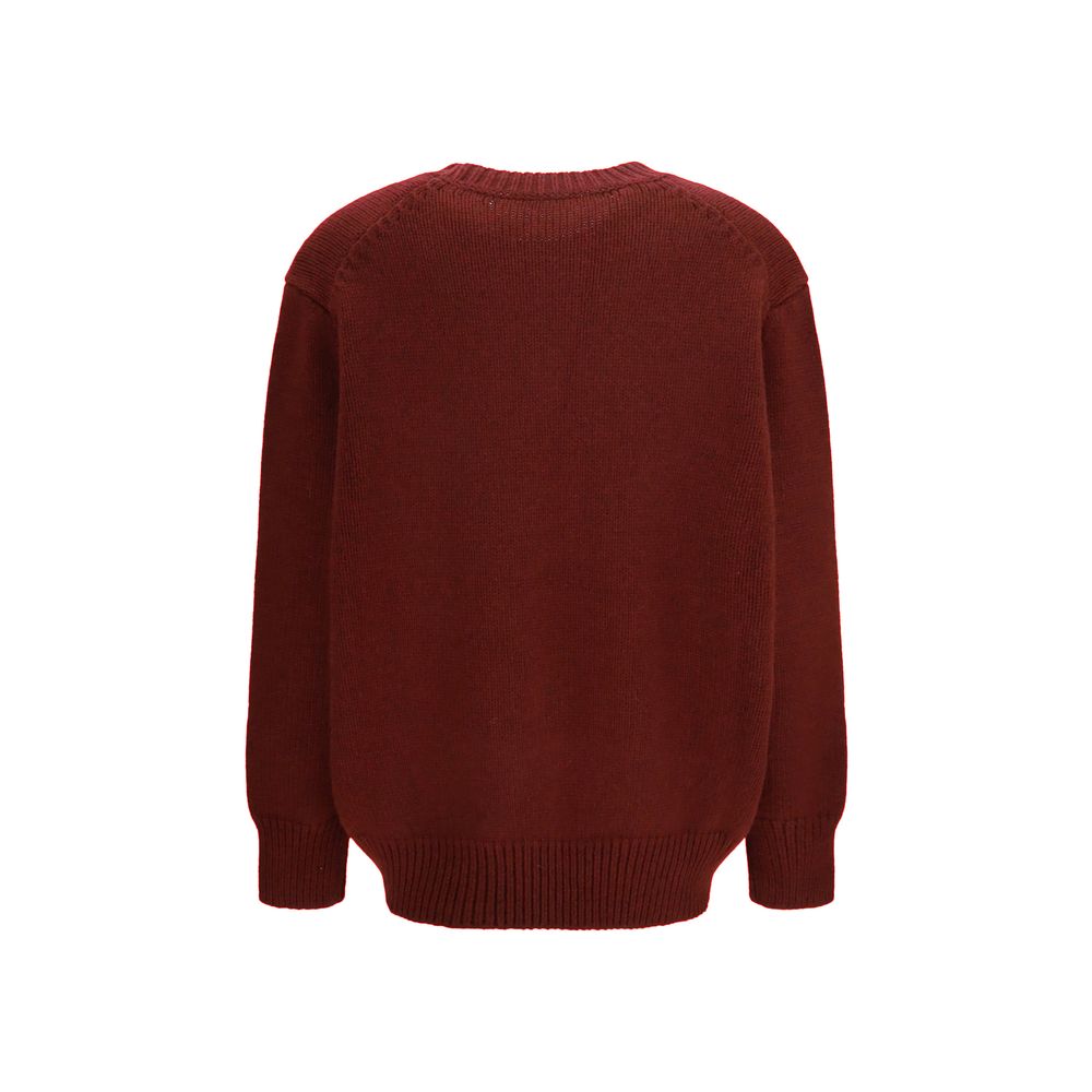 The Row Bordeaux Cashmere Sweater