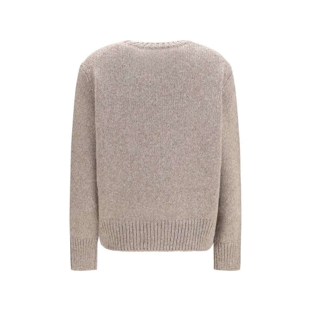 The Row Gray Cashmere Sweater