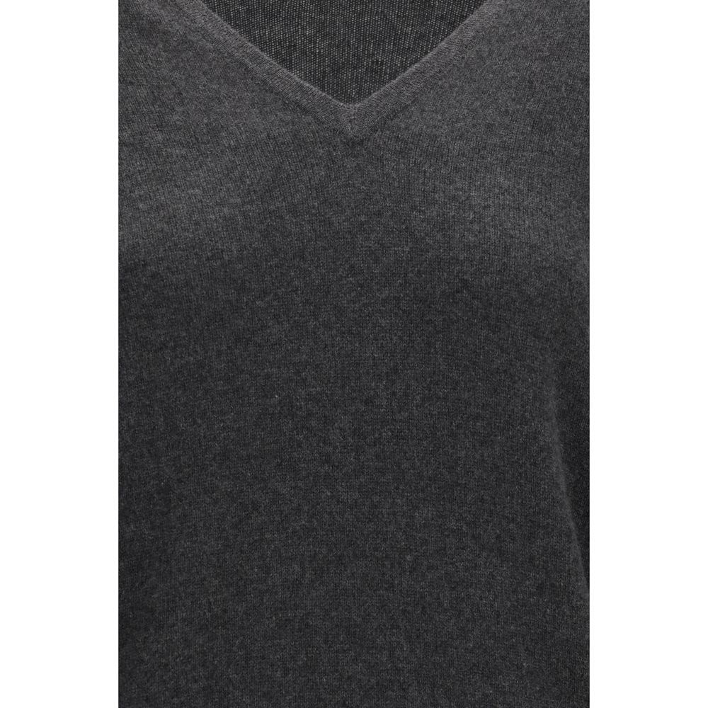 The Row Gray Cashmere Sweater
