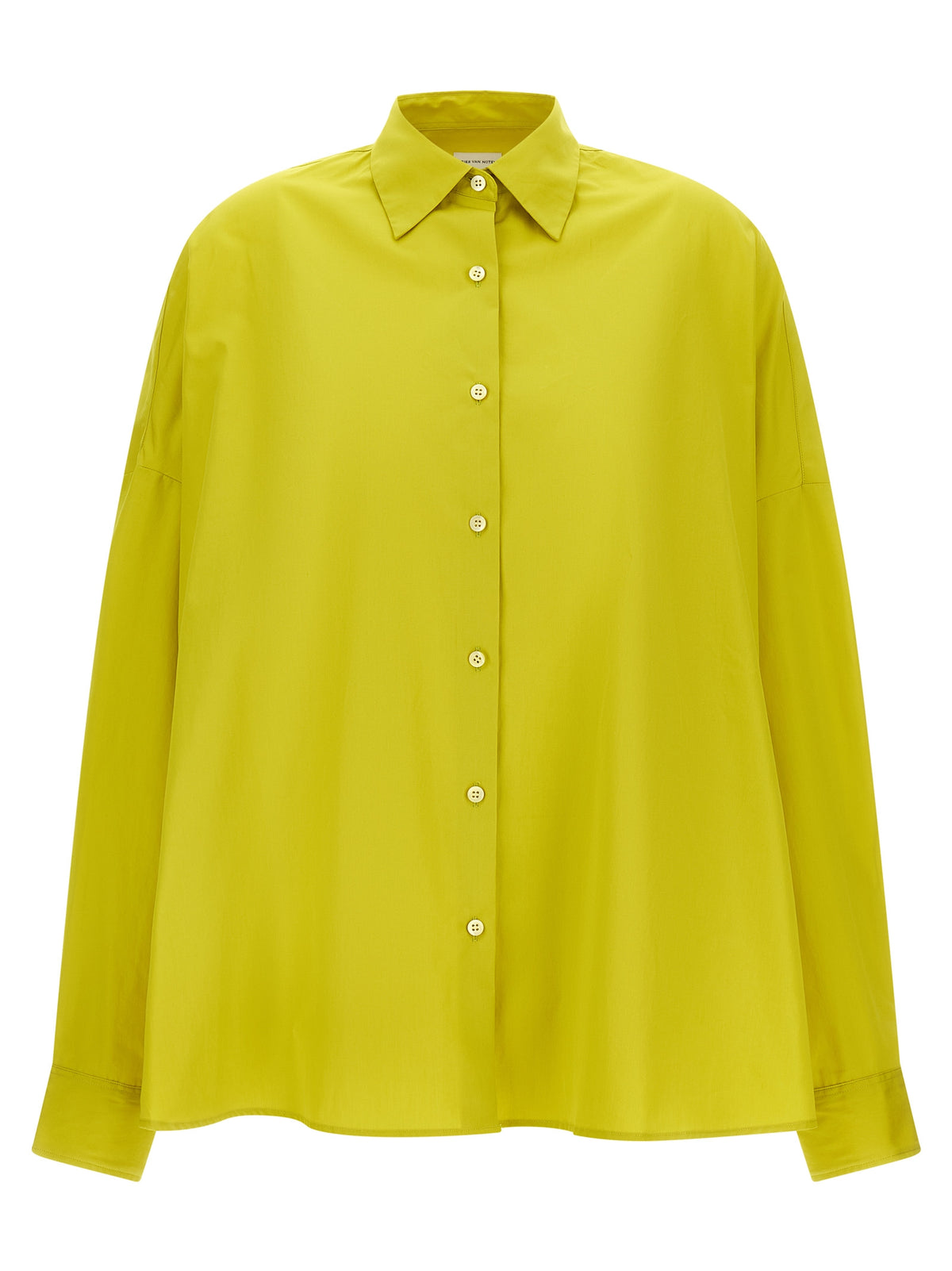 Dries Van Noten Bicolor Cotton Blouse