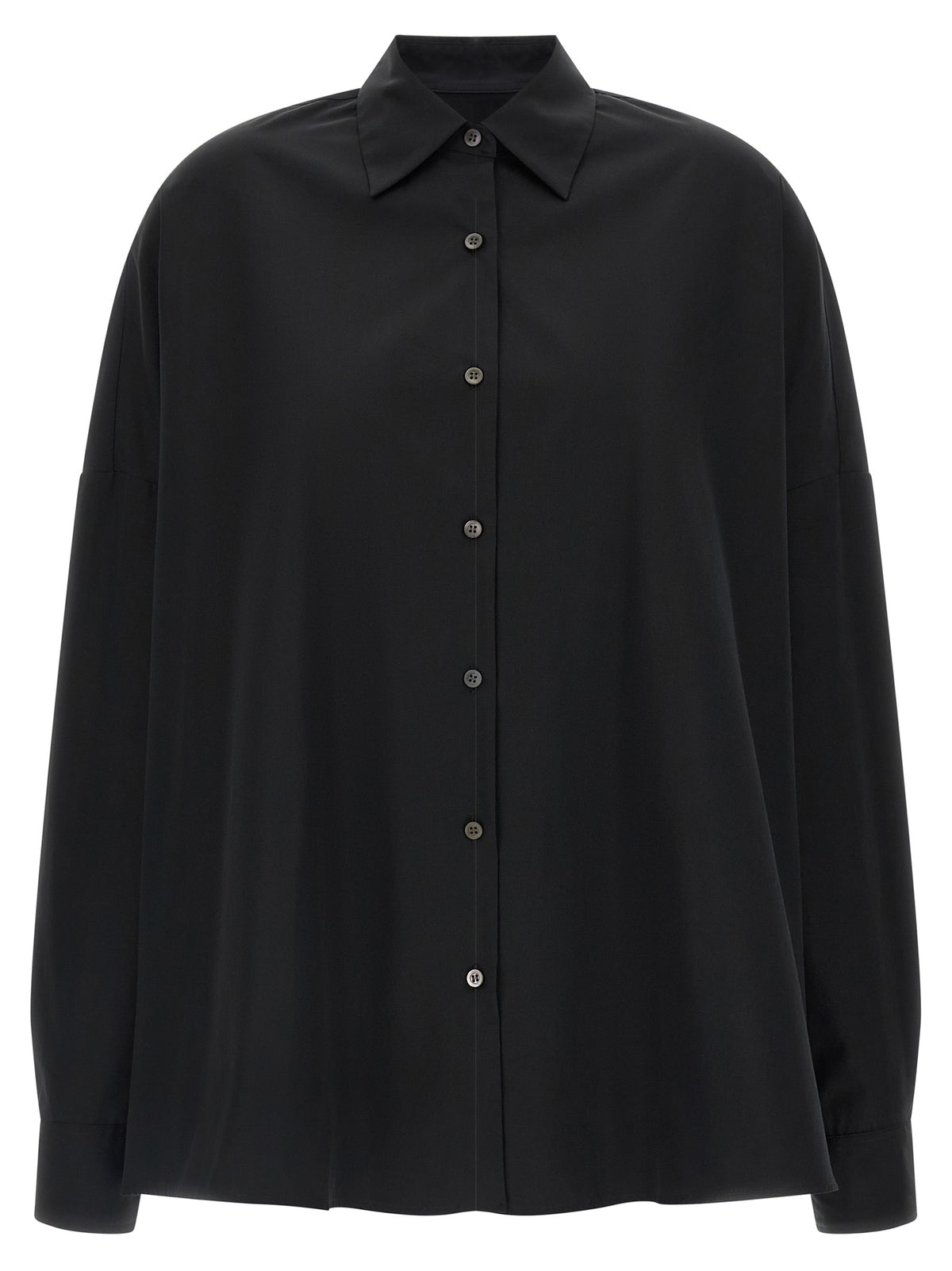 Dries Van Noten Black Cotton Blouse
