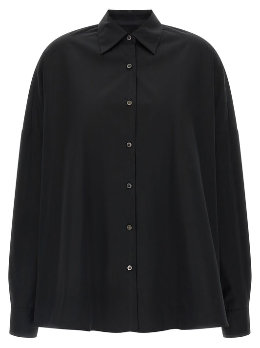 Dries Van Noten Black Cotton Blouse