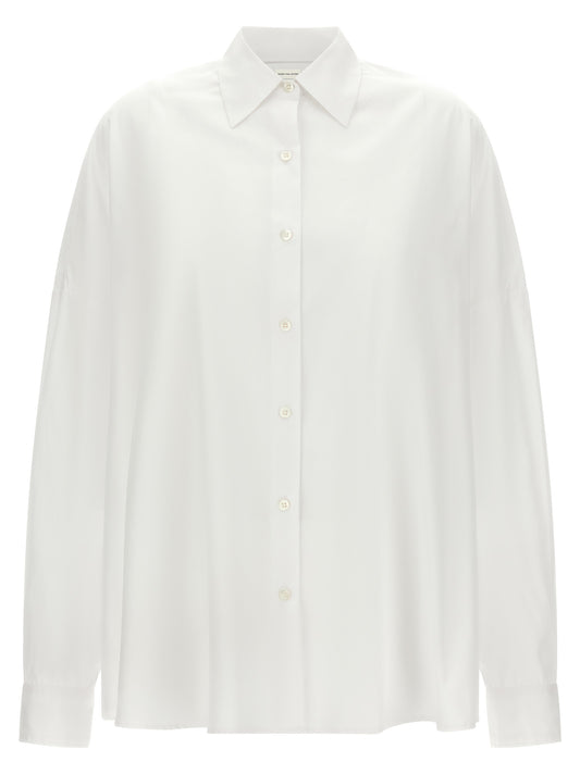 Dries Van Noten White Cotton Blouse