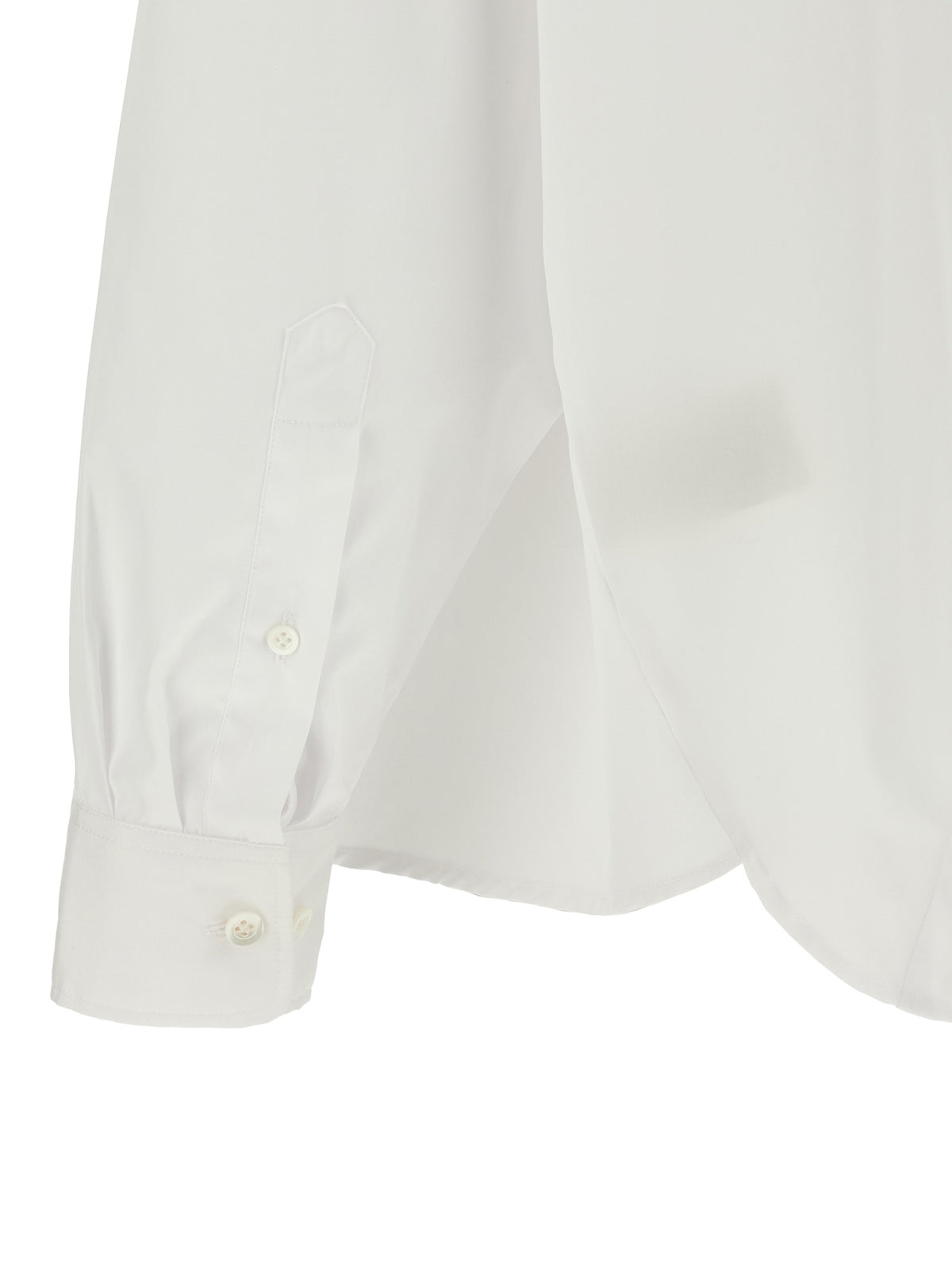 Dries Van Noten White Cotton Blouse