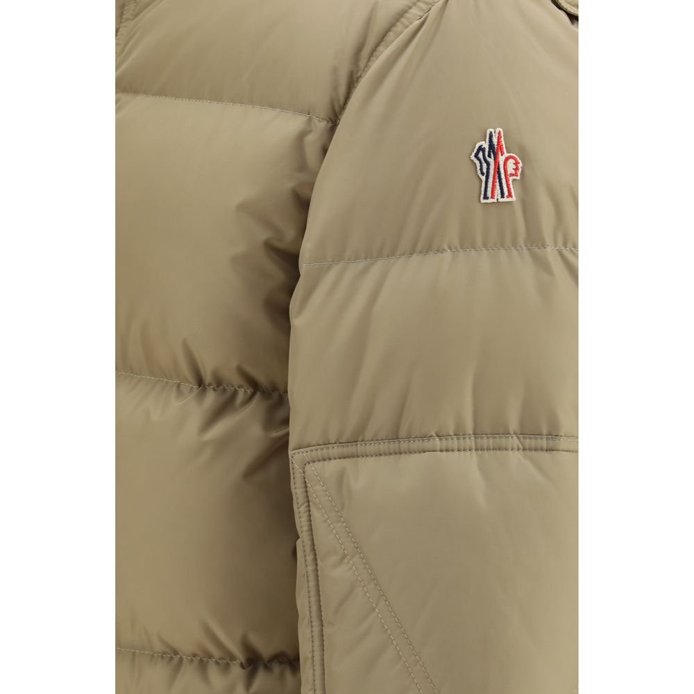 Moncler Grenoble Beige Goose Down Full-Length Jacket