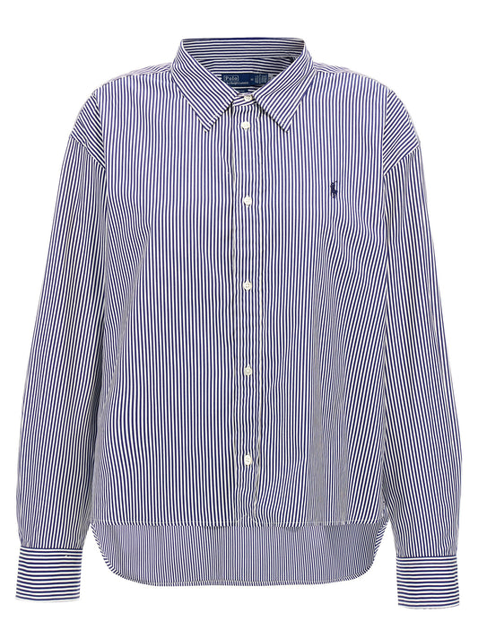 Polo Ralph Lauren Blue Cotton Blouse