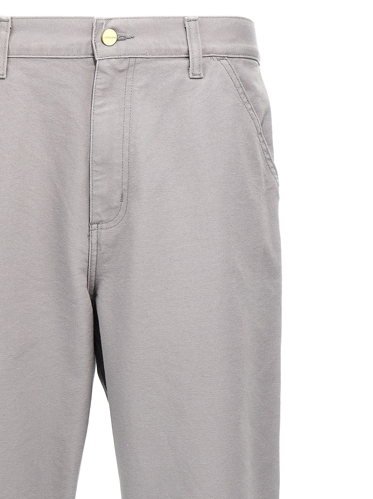 Carhartt Wip Gray Organic Cotton Casual Pants
