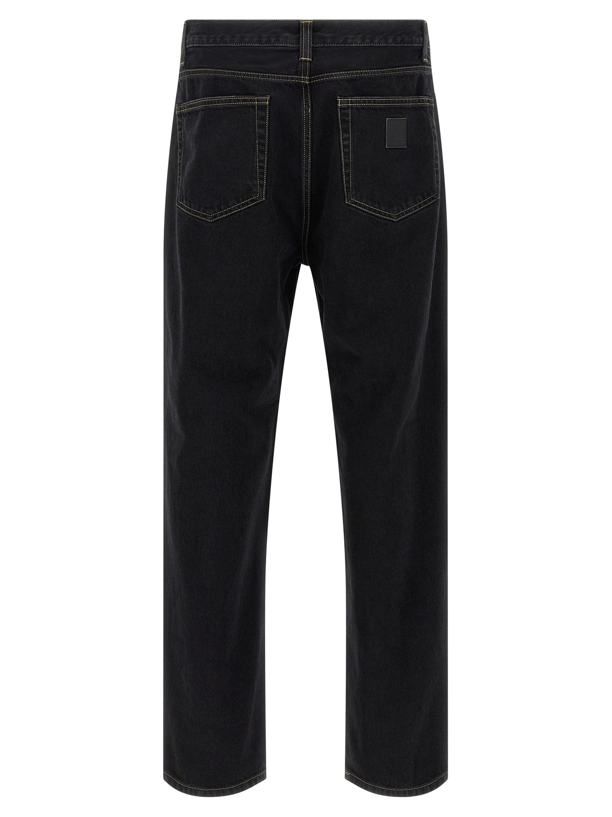 Carhartt Wip Black Cotton Tapered Jeans