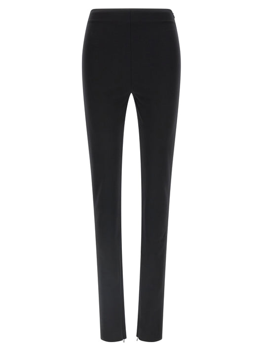 The Andamane Black Viscose Leggings