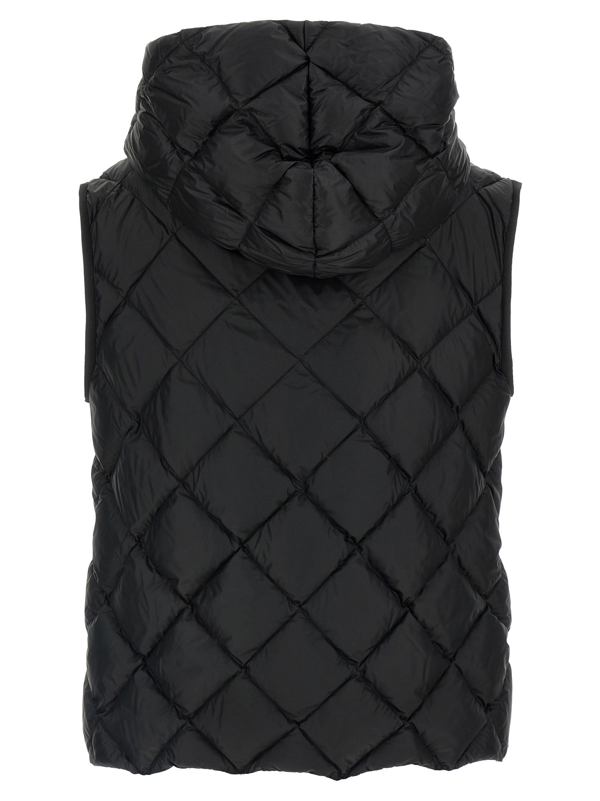 Max Mara Black Polyester Sleeveless Jacket