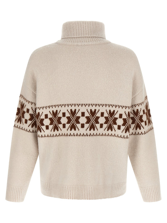 Kiton White Wool Cardigan