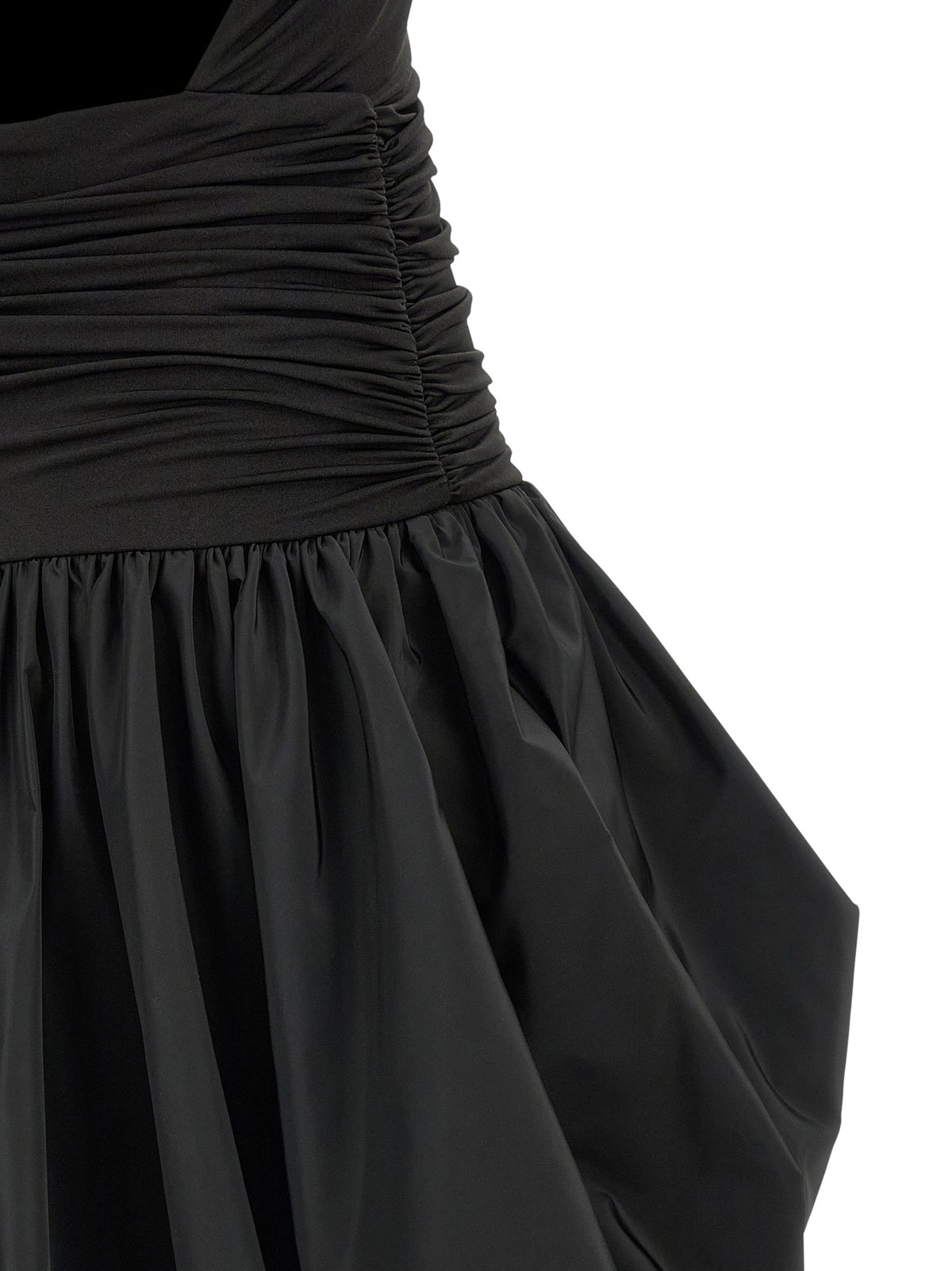 The Andamane Black Polyester Long Dress