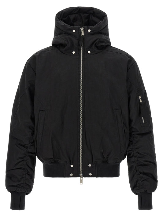 Thom Krom Black Cotton Bomber