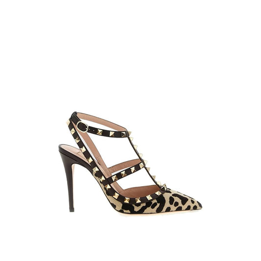 Valentino Garavani Brown Calfskin High Heel Pumps