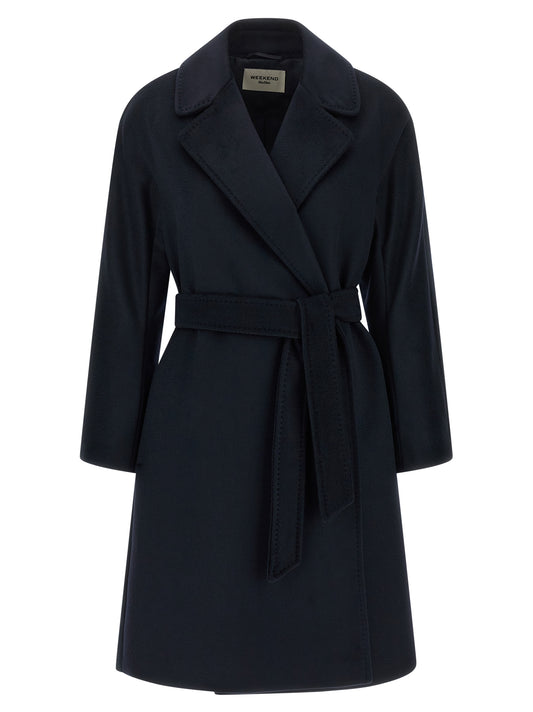 Max Mara Blue Wool Coat