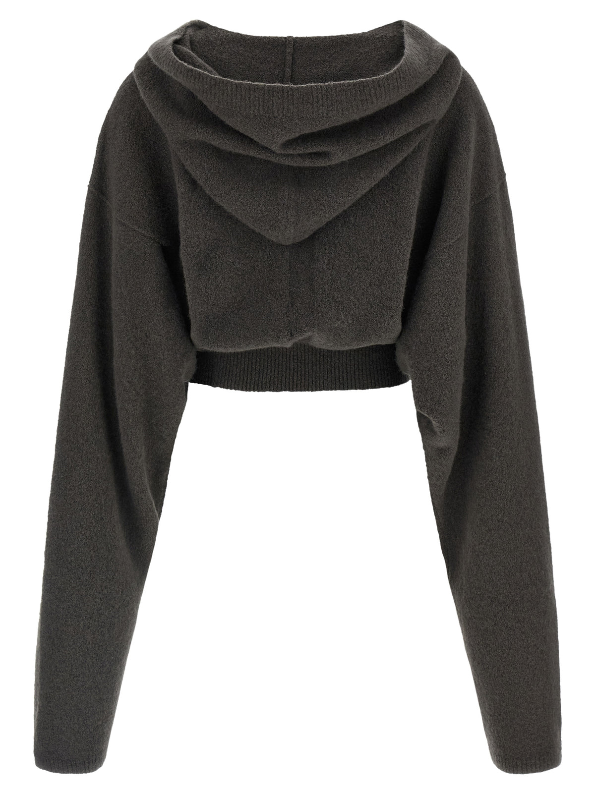 Rick Owens Gray Cashmere Hoodie
