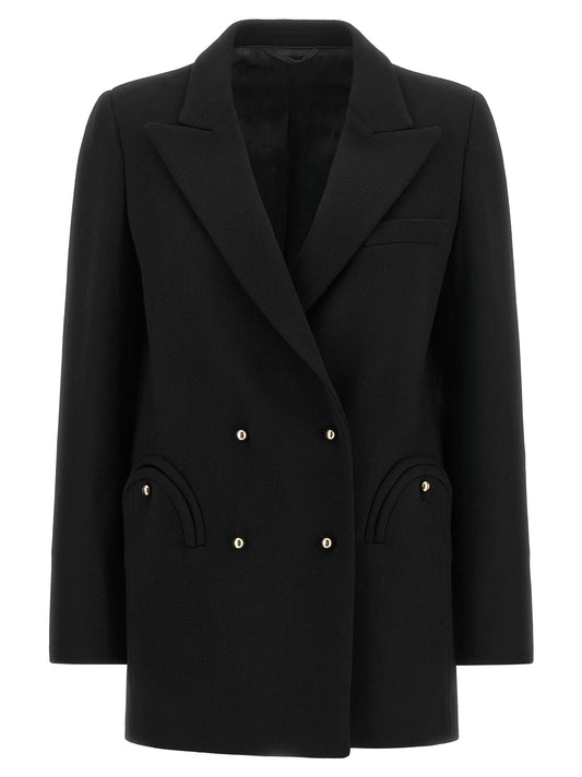 Blazé Milano Black Virgin Wool Blazer