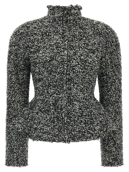 Alberta Ferretti White Virgin Wool Blazer