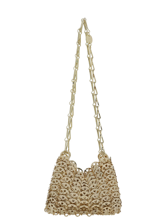 Paco Rabanne Gold Brass Shoulder Bag
