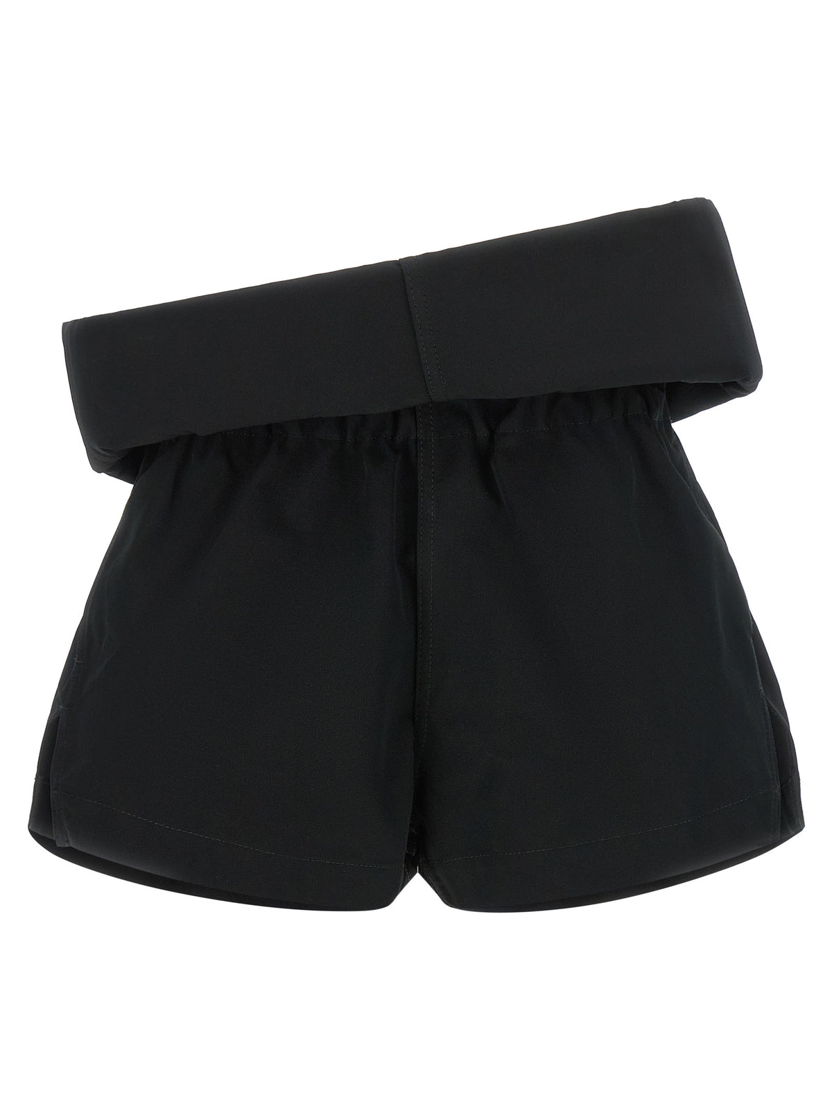Rick Owens Black Polyester Bermuda Shorts