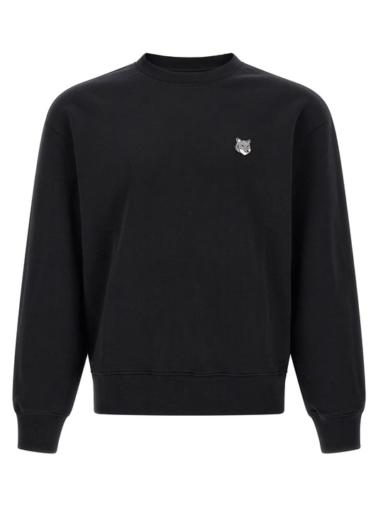 Maison Kitsuné Black Cotton Sweatshirt