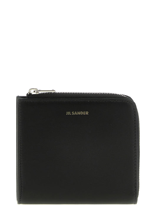 Jil Sander Black Calfskin Wallet
