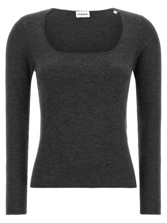 P.A.R.O.S.H. Gray Wool Cardigan